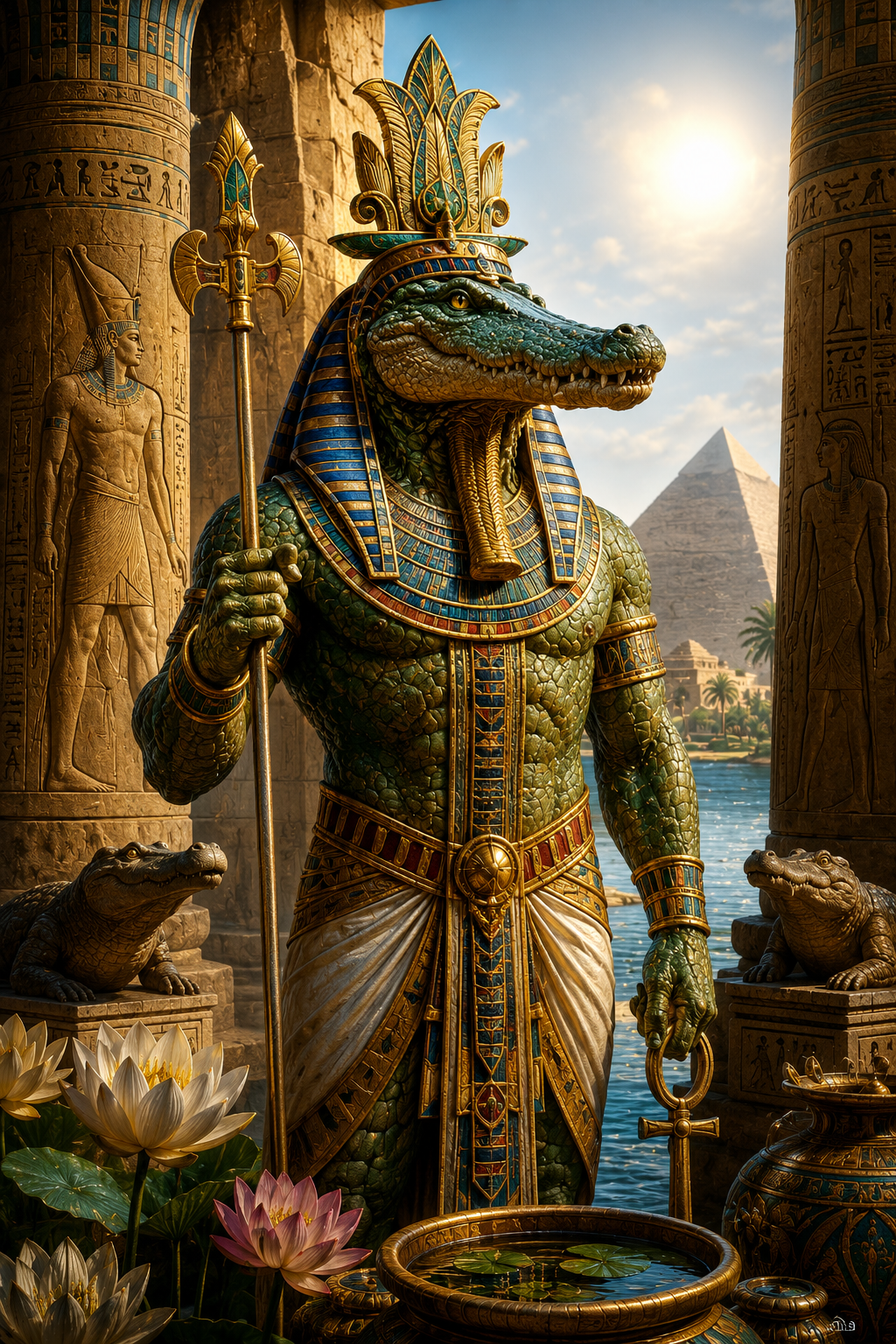 Sobek: Mastering the Nile's Force and Fertility