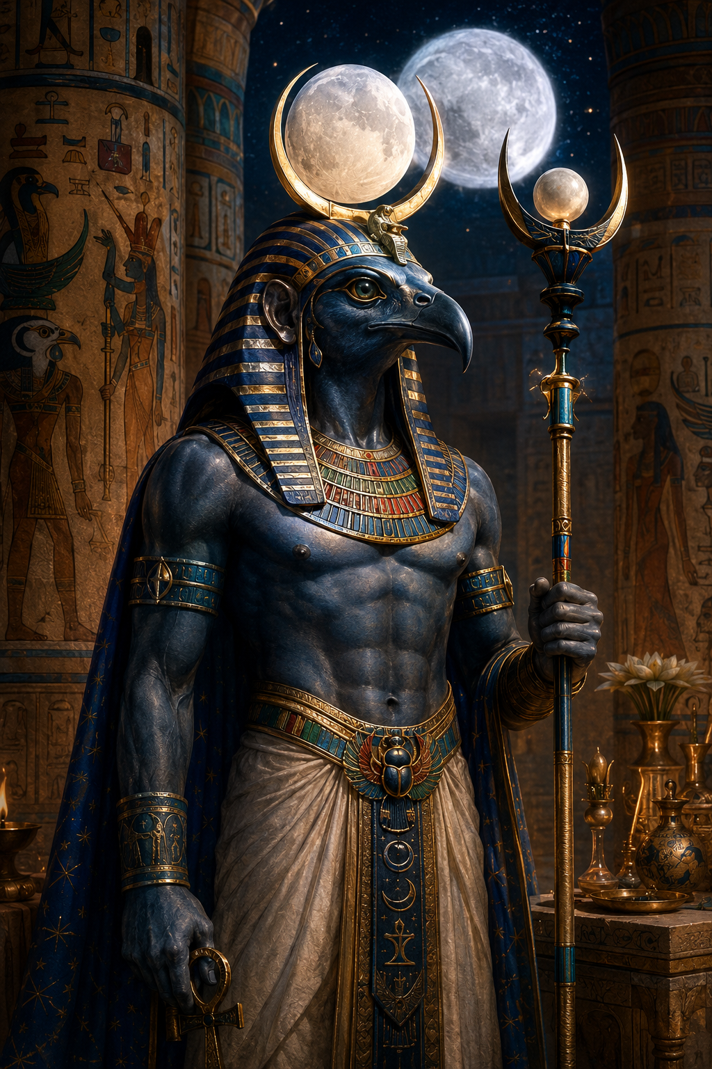 Khonsu: The Lunar Mastery of Healing and Time