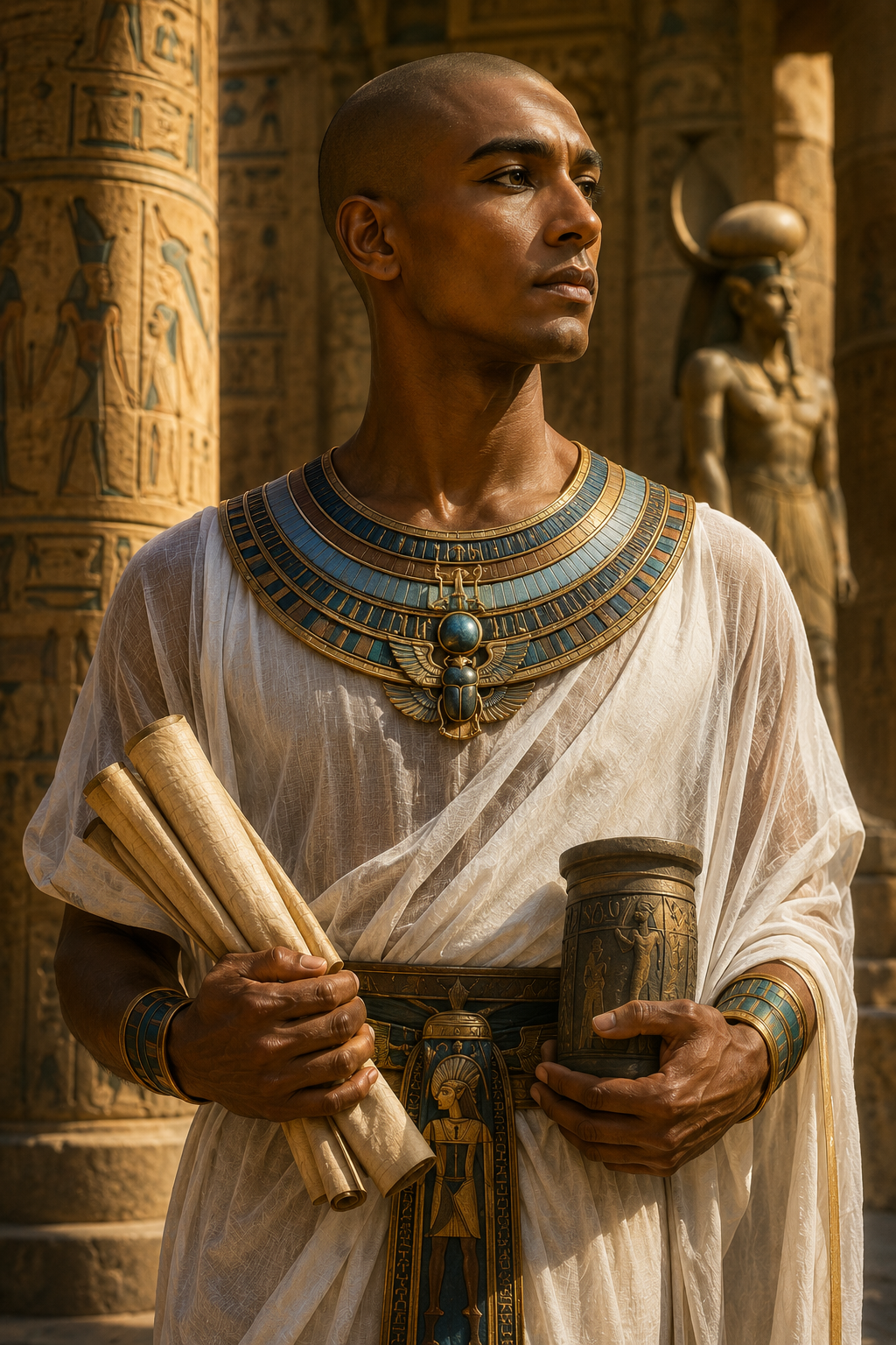 Imhotep: Master of Medicine, Wisdom, and Sacred Architecture