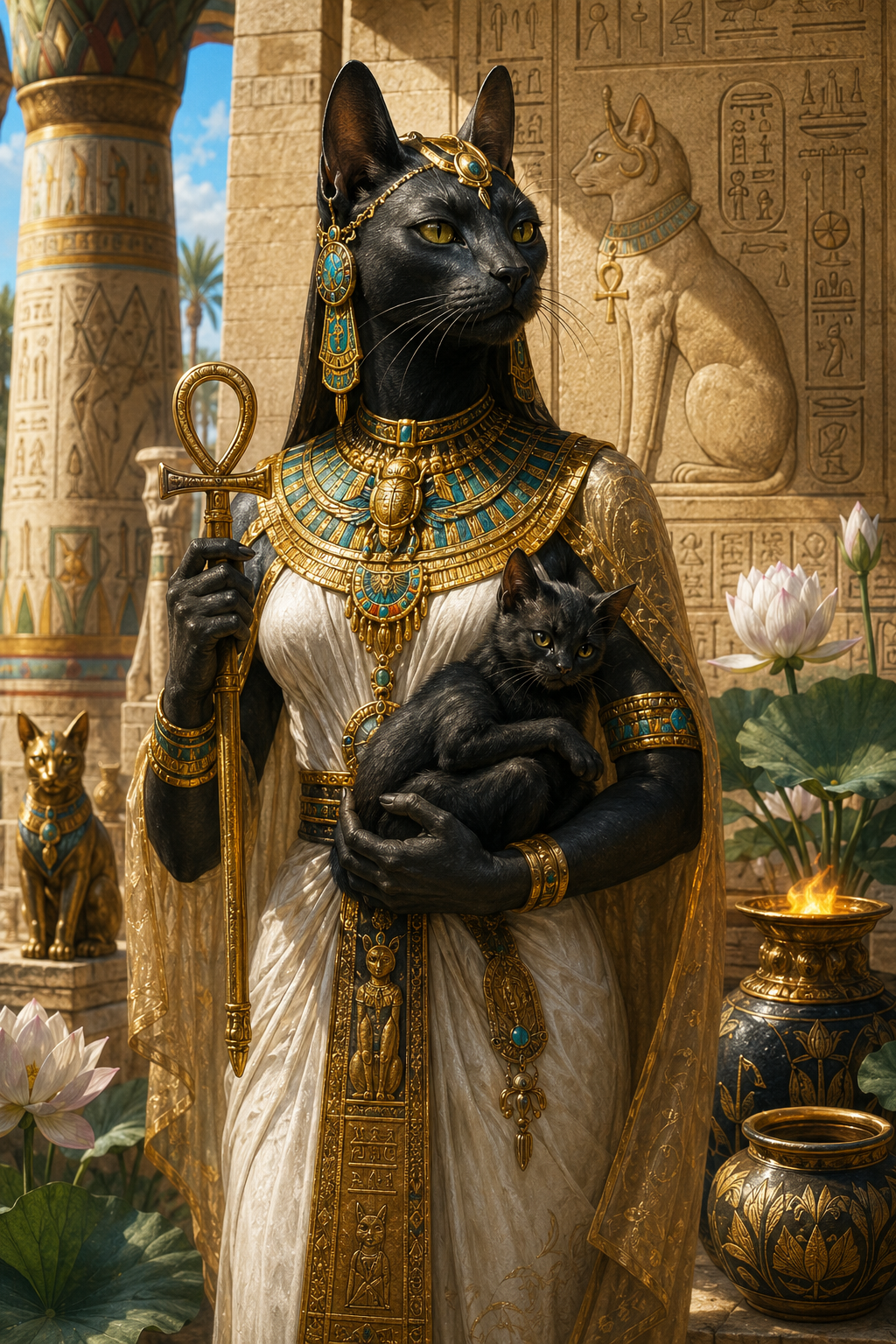 Bastet Unveiled: Mastery of the Protective Feline Neter