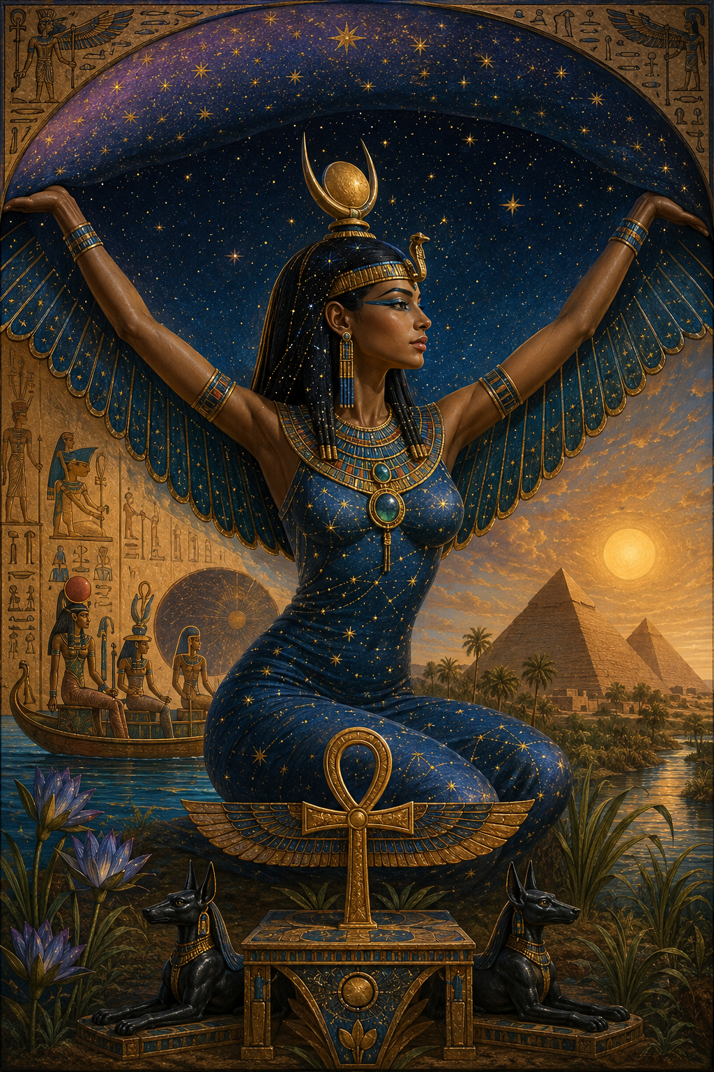 Nut: The Celestial Mother and Keeper of the Heavens
