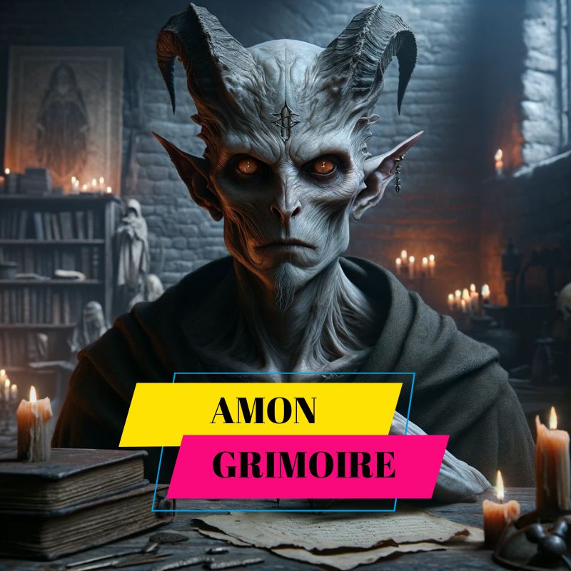 Demon Amon Grimoire: Heal Divisions, Confidence & Open Clairvoyant Perception.