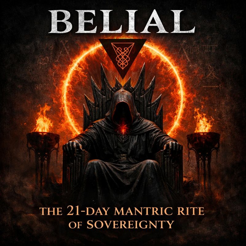 Belial — The 21-Day Mantric Rite of Sovereignty