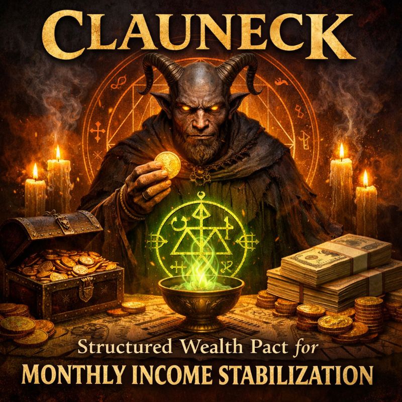 Clauneck: 21 day Mantra Rite for Structured Wealth Pact