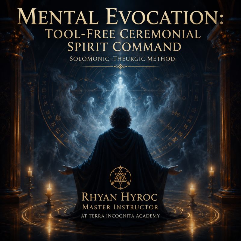 Mental Evocation: Tool‑Free Ceremonial Spirit Command (Solomonic‑Theurgic Method)