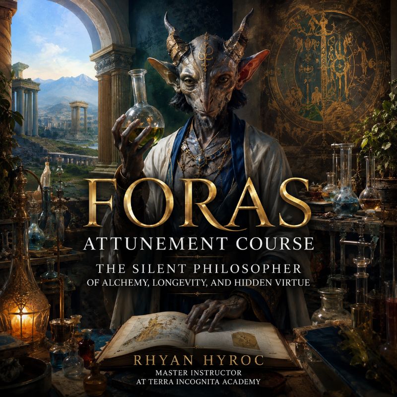 Foras Attunement Course The Silent Philosopher of Alchemy, Longevity, and Hidden Virtue