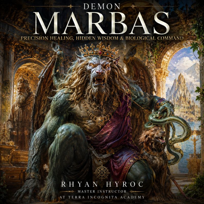 Demon Marbas Architect of Flesh & Sight: Precision Healing, Hidden Wisdom & Biological Command