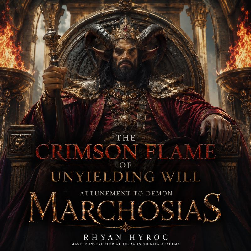 The Crimson Flame of Unyielding Will Attunement to Demon Marchosias