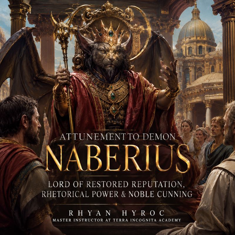 Attunement to Demon Naberius Lord of Restored Reputation, Rhetorical Power & Noble Cunning