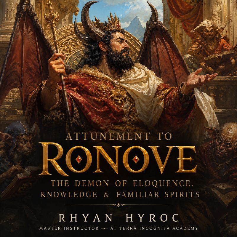 Attunement to Ronove, the Demon of Eloquence, Knowledge & Familiar Spirits