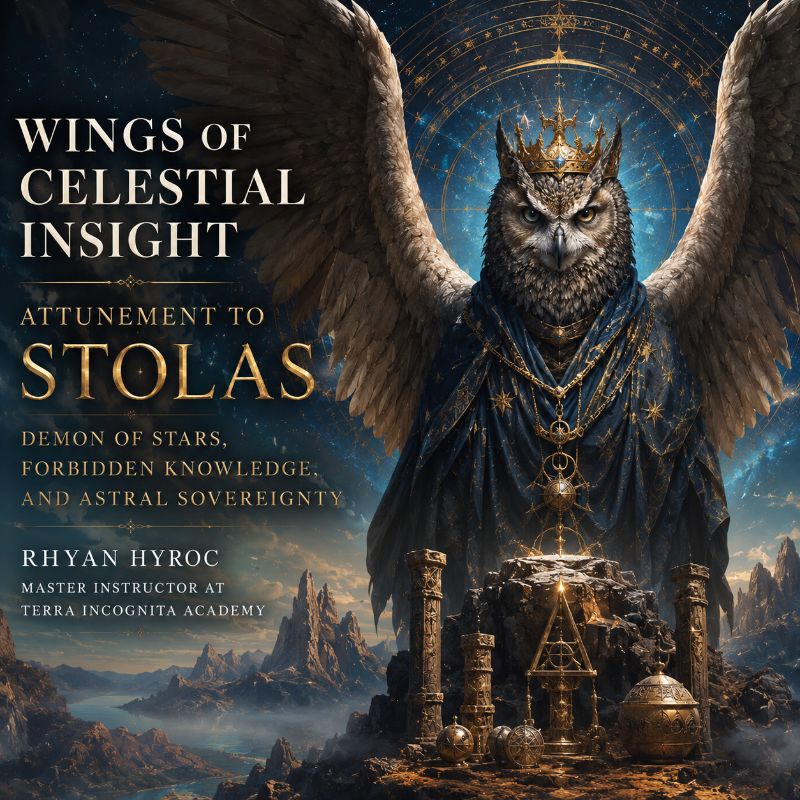 Wings of Celestial Insight Attunement to Stolas – Demon of Stars, Forbidden Knowledge, and Astral Sovereignty