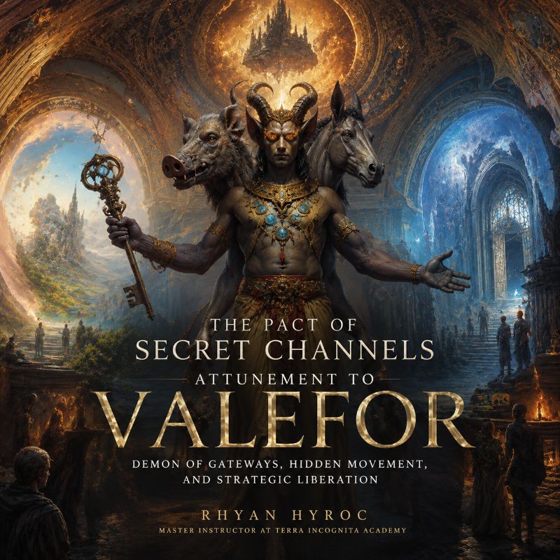 The Pact of Secret Channels Attunement to Valefor – Demon of Gateways, Hidden Movement, and Strategic Liberation