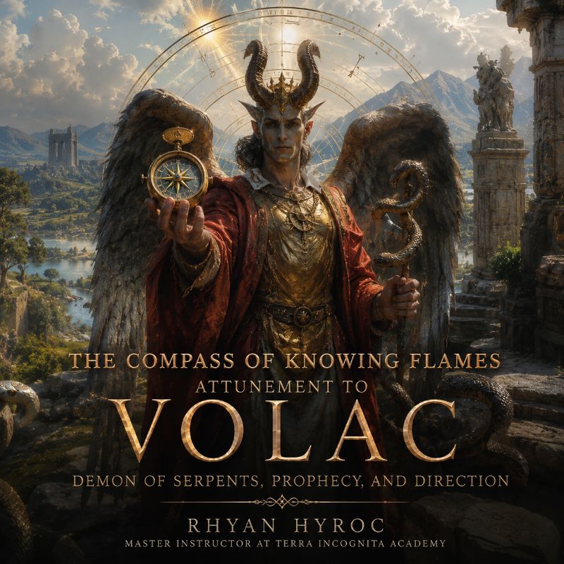 The Compass of Knowing Flames – Attunement to Volac, Demon of Serpents, Prophecy, and Direction