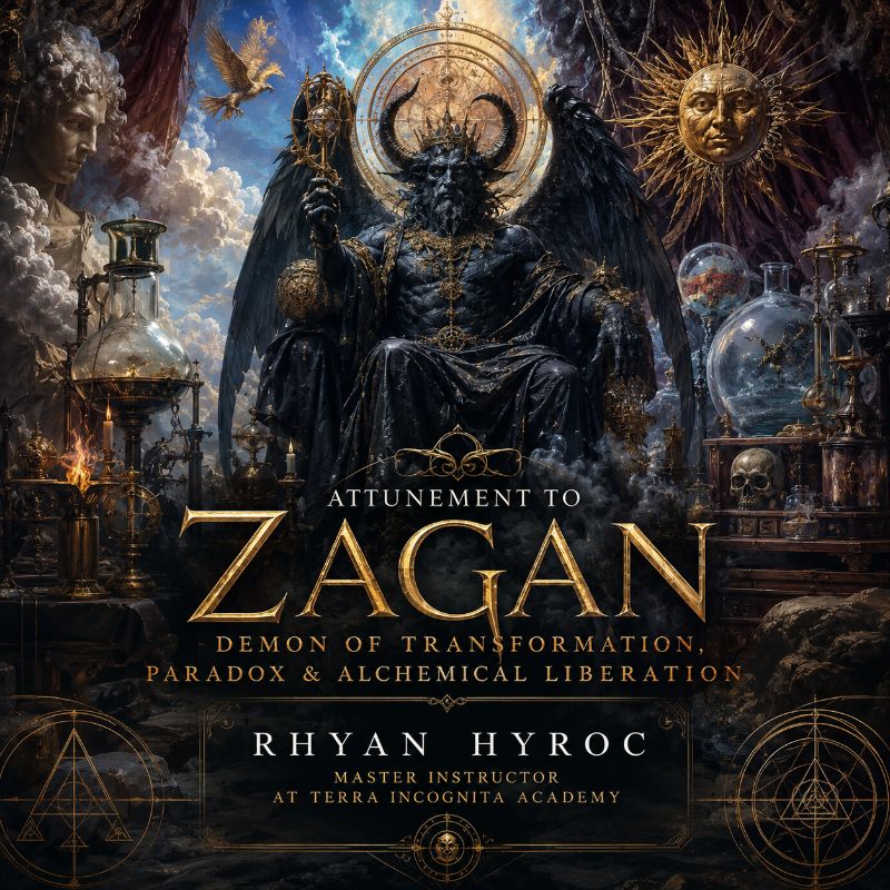 Alchemy of Sacred Contradictions – Attunement to Zagan, Demon of Transformation, Paradox & Alchemical Liberation