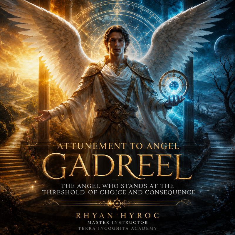Attunement to Angel Gadreel: The Angel Who Stands at the Threshold of Choice and Consequence