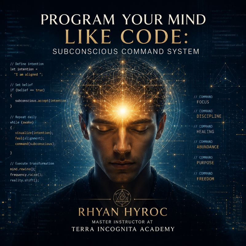 Program Your Mind Like Code: Subconscious Command System