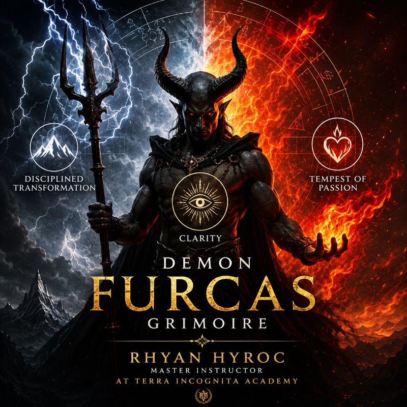 Demon Furcas Grimoire: Disciplined Transformation, Clarity & Tempest of Passion