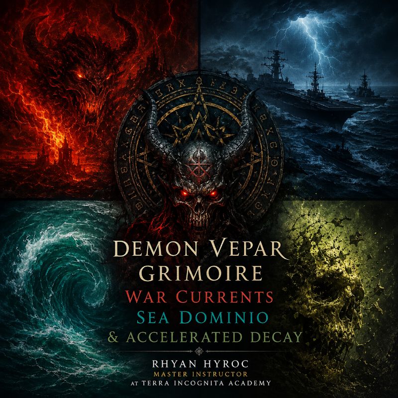 Demon Vepar Grimoire, War Currents, Sea Dominio & Accelerated Decay