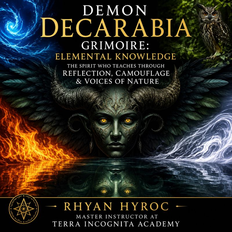 Demon Decarabia Grimoire: Elemental Knowledge, the Spirit who Teaches through Reflection, Camouflage & Voices of Nature