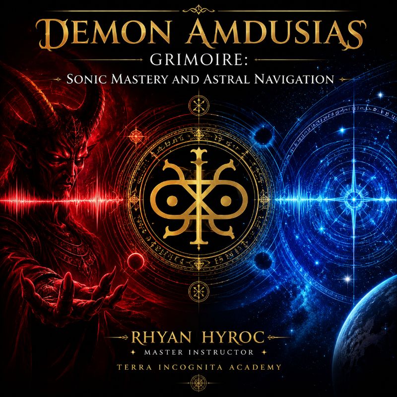 Demon Amdusias Grimoire: Sonic Mastery and Astral Navigation