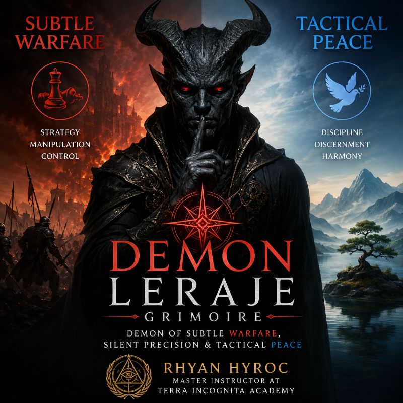 Demon Leraje Grimoire: Demon of Subtle Warfare, Silent Precision & Tactical Peace