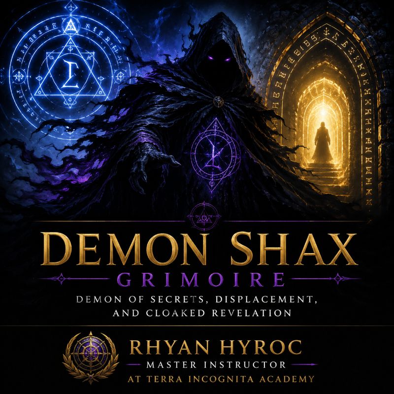 Demon Shax Grimoire: Demon of Secrets, Displacement, and Cloaked Revelation