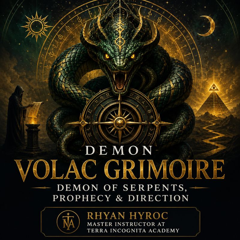 Demon Volac Grimoire: Demon of Serpents, Prophecy & Direction