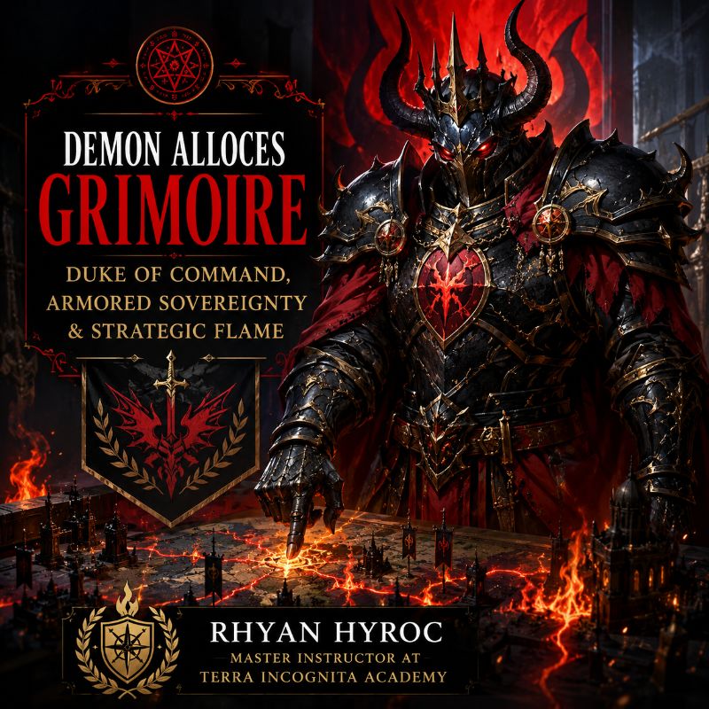 Demon Alloces Grimoire: Duke of Command, Armored Sovereignty & Strategic Flame