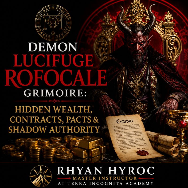 Demon Lucifuge Rofocale Grimoire: Hidden Wealth, Contracts, Pacts & Shadow Authority