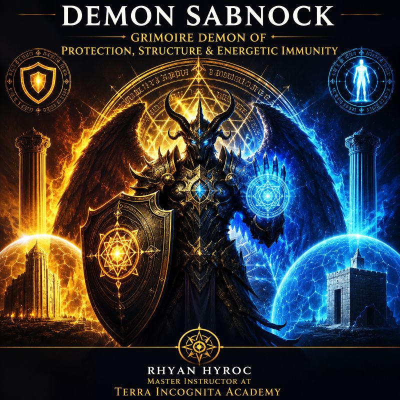 Demon Sabnock Grimoire Demon of Protection, Structure & Energetic Immunity