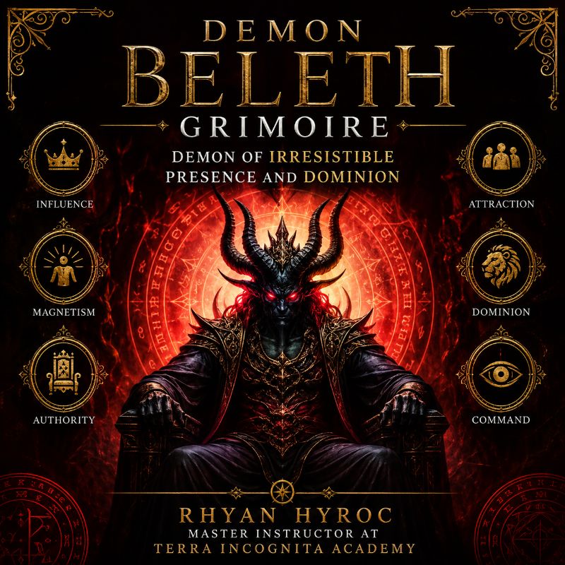 Demon Beleth Grimoire, Demon of Irresistible Presence and Dominion
