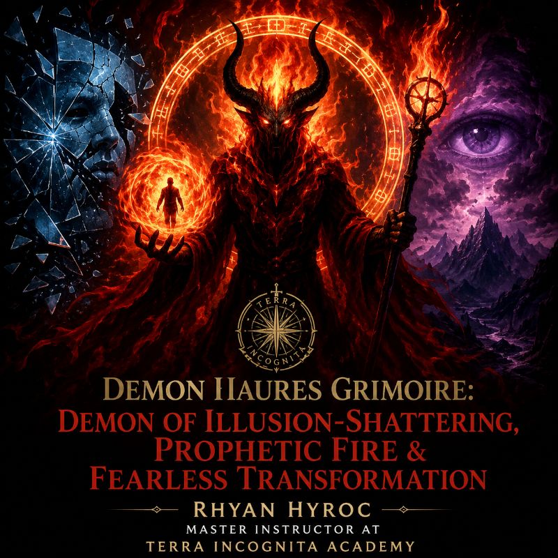 Demon Haures Grimoire: Demon of Illusion-Shattering, Prophetic Fire & Fearless Transformation