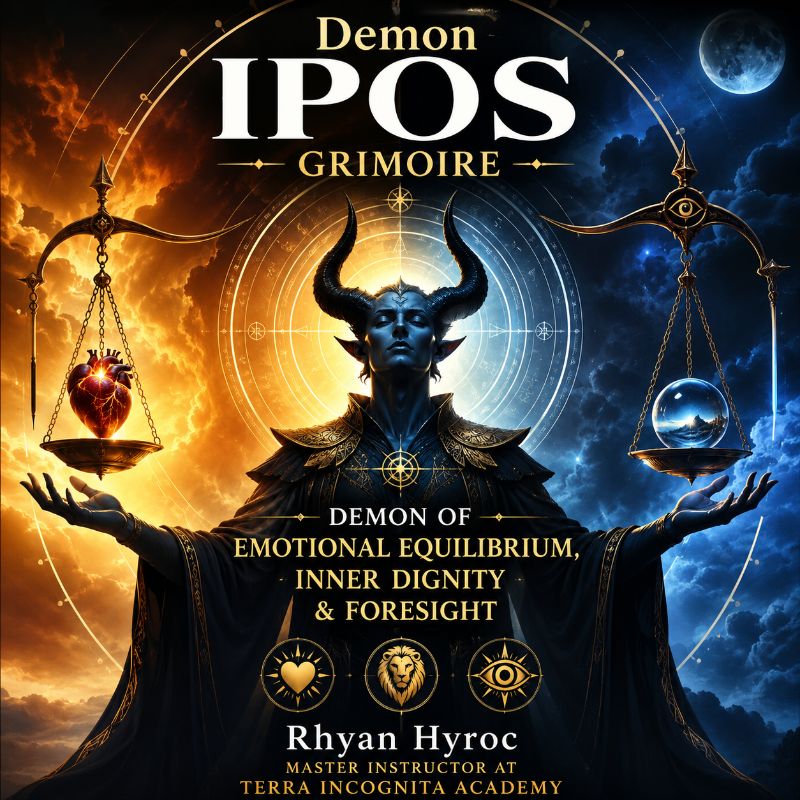 Demon Ipos Grimoire: Demon Of Emotional Equilibrium, Inner Dignity & Foresight
