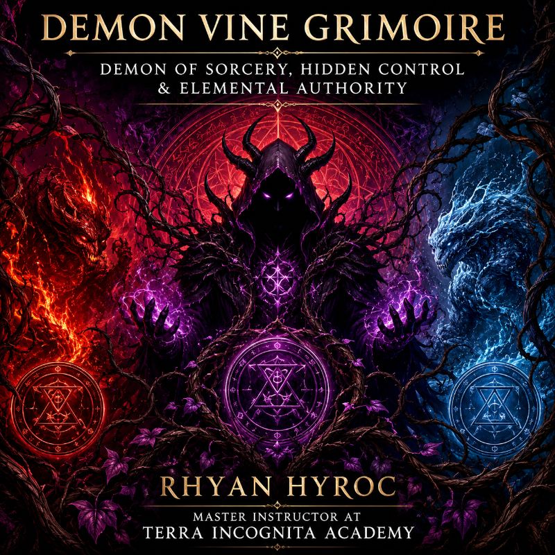 Demon Vine Grimoire: Demon of Sorcery, Hidden Control & Elemental Authority