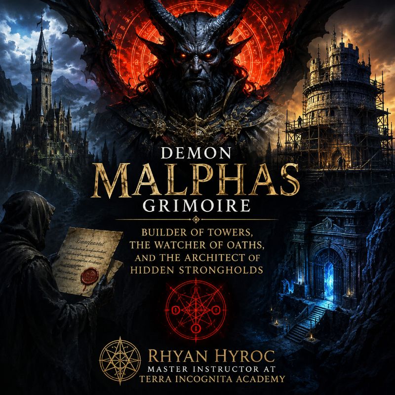 Demon Malphas Grimoire: Builder of Towers, the Watcher of Oaths, and the Architect of Hidden Strongholds