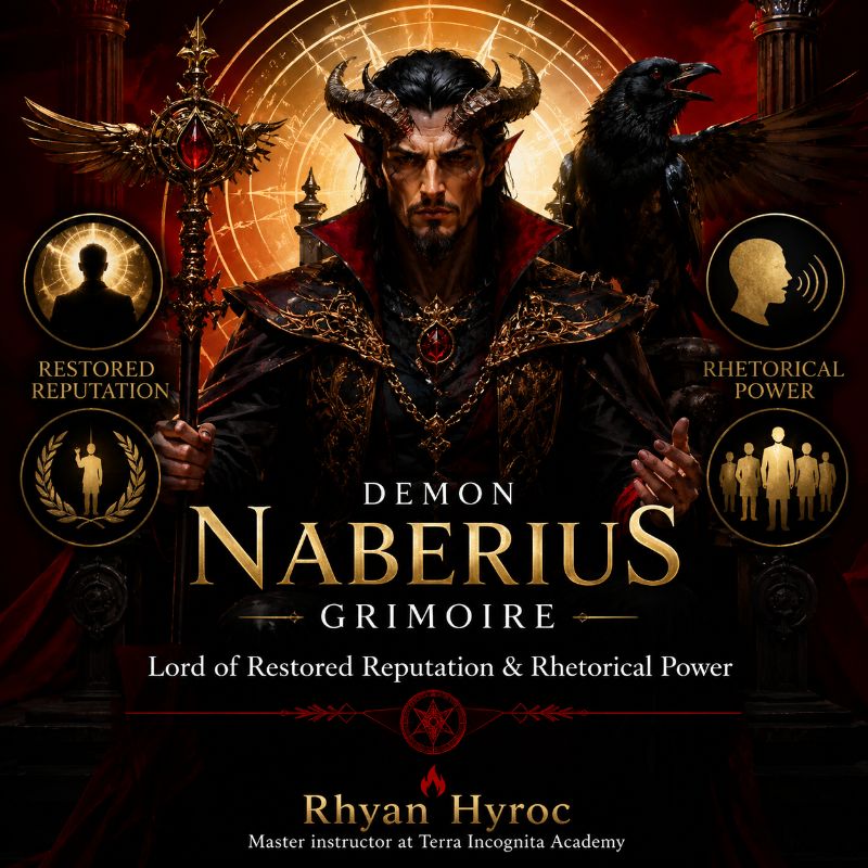 Demon Naberius Grimoire: Lord of Restored Reputation & Rhetorical Power