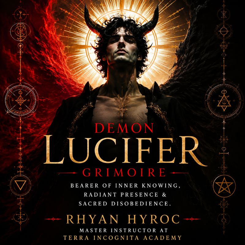 Demon Lucifer Grimoire: Bearer of Inner Knowing, Radiant Presence & Sacred Disobedience.