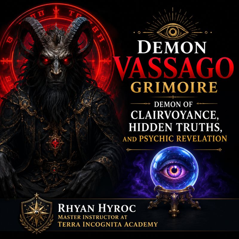 Demon Vassago Grimoire: Demon of Clairvoyance, Hidden Truths, and Psychic Revelation