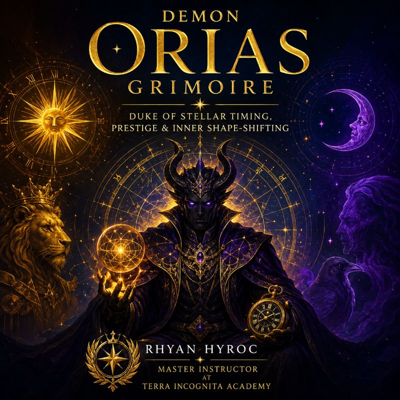 Demon Orias Grimoire: Duke of Stellar Timing, Prestige & Inner Shape-Shifting