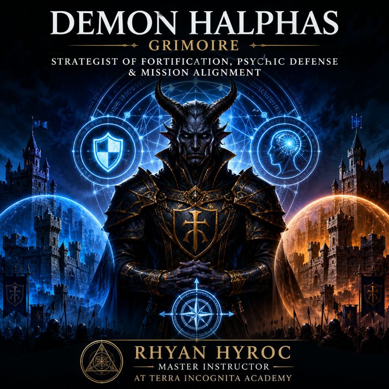 Demon Halphas Grimoire: Strategist of Fortification, Psychic Defense & Mission Alignment