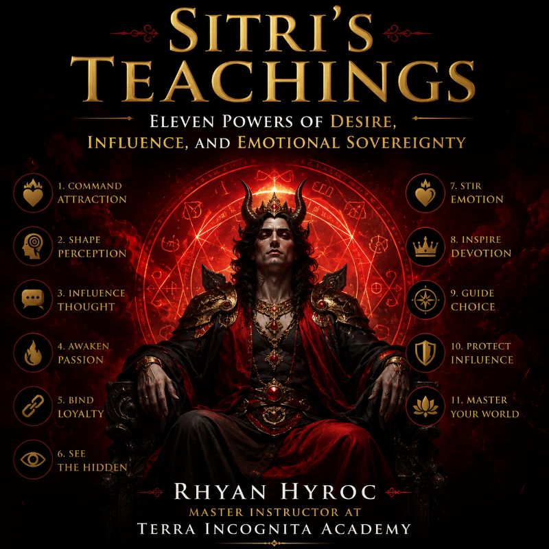 Sitri's Teachings: Eleven Powers of Desire, Influence, and Emotional Sovereignty