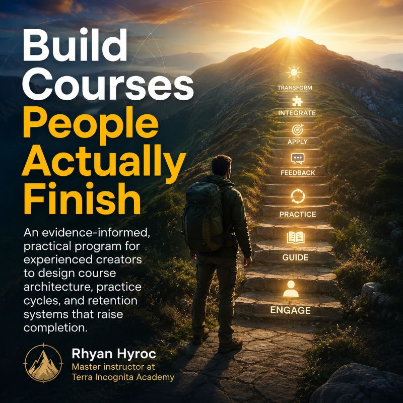 Build Courses People Actually Finish