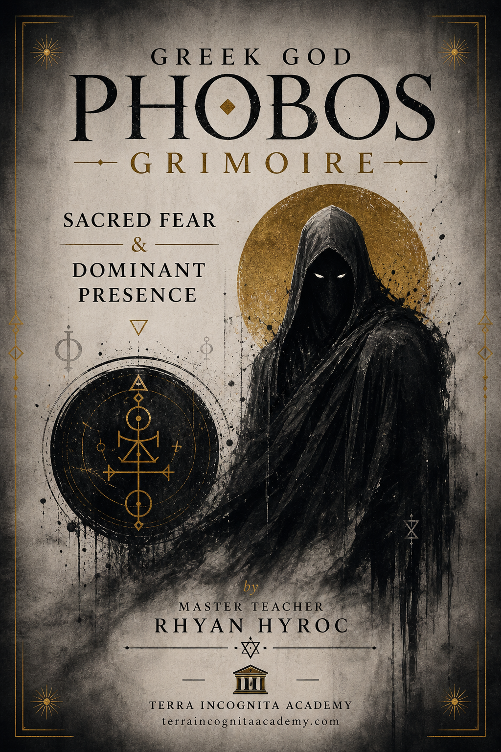 Greek God Phobos Grimoire of Sacred Fear & Dominant Presence