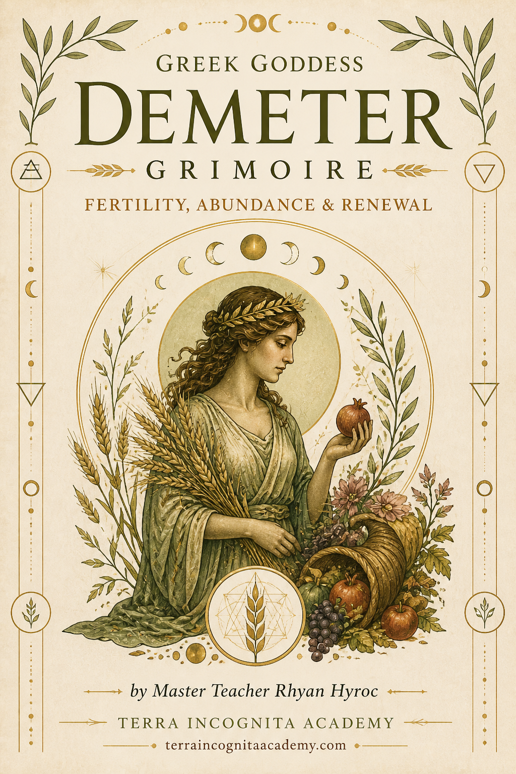Greek Goddess Demeter Grimoire of Fertility, Abundance & Renewal