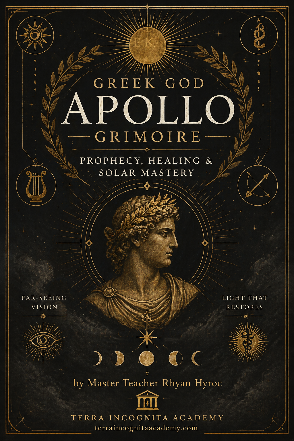 Greek God Apollo Grimoire of Prophecy, Healing & Solar Mastery