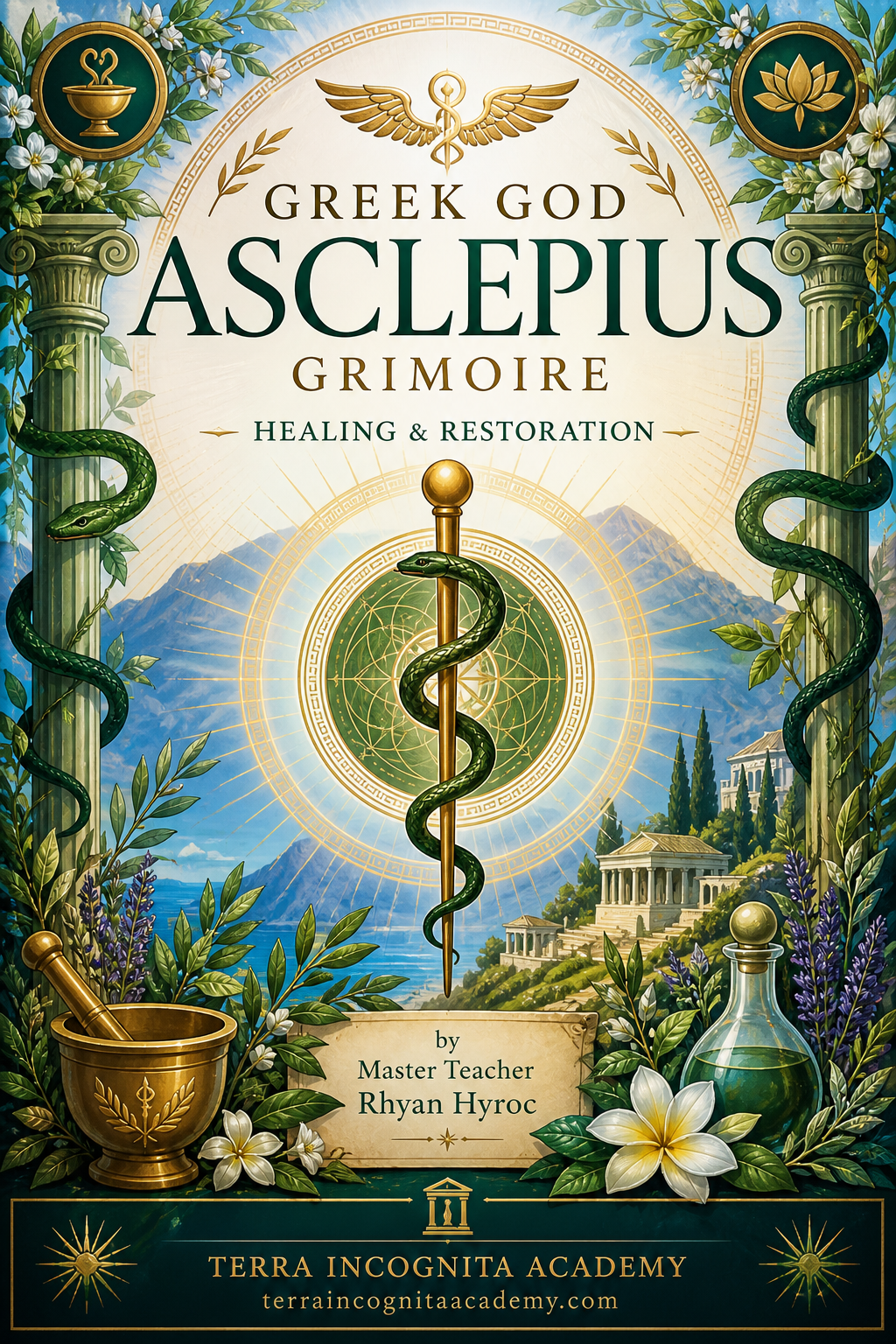 Greek God Asclepius Grimoire of Healing & Restoration