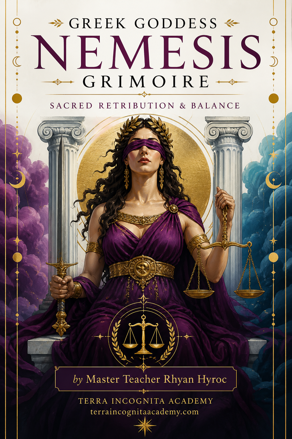 Greek Goddess Nemesis Grimoire of Sacred Retribution & Balance