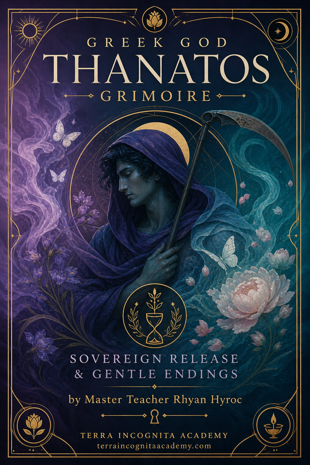 Greek God Thanatos Grimoire of Sovereign Release & Gentle Endings