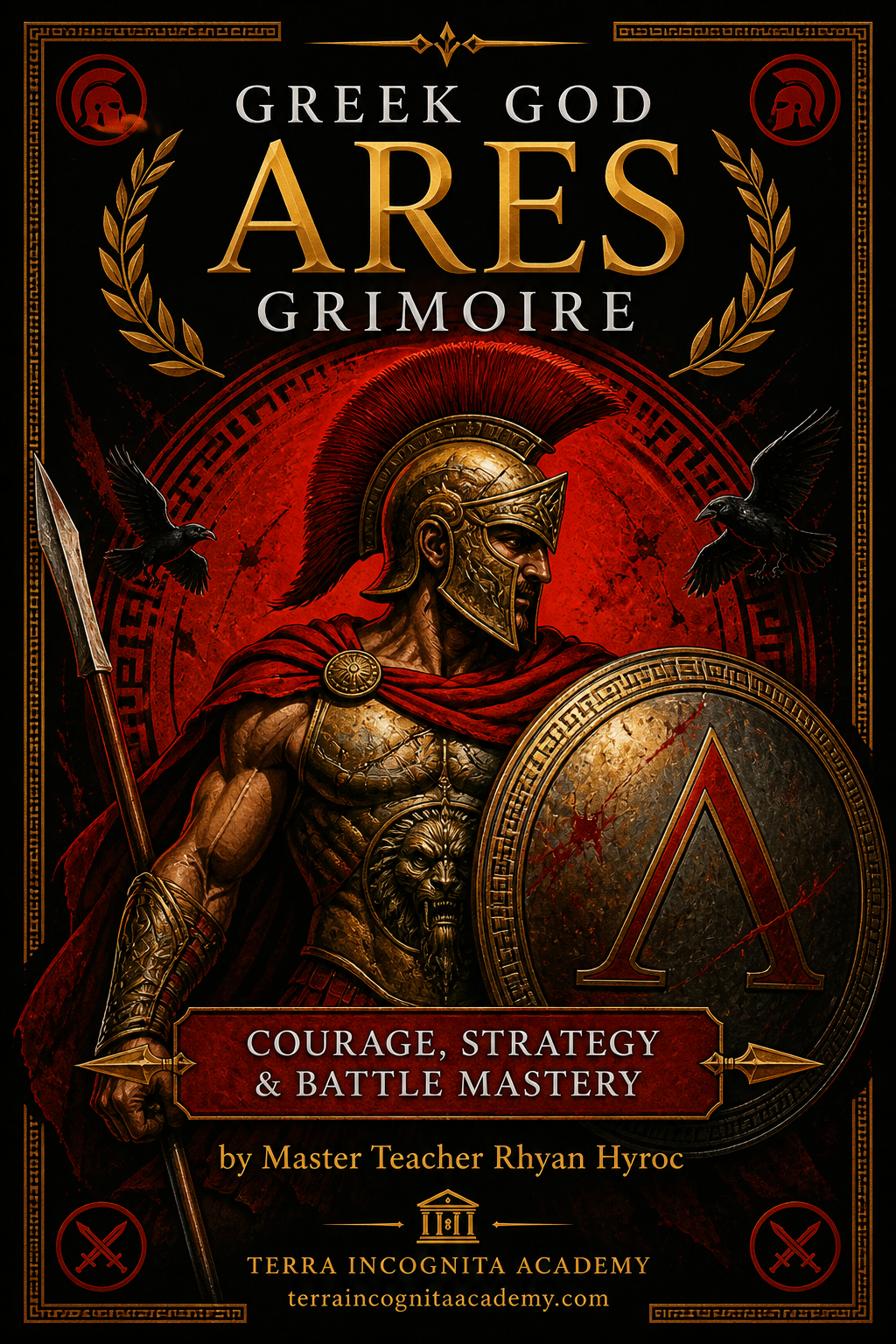 Greek God Ares Grimoire of Courage, Strategy & Battle Mastery