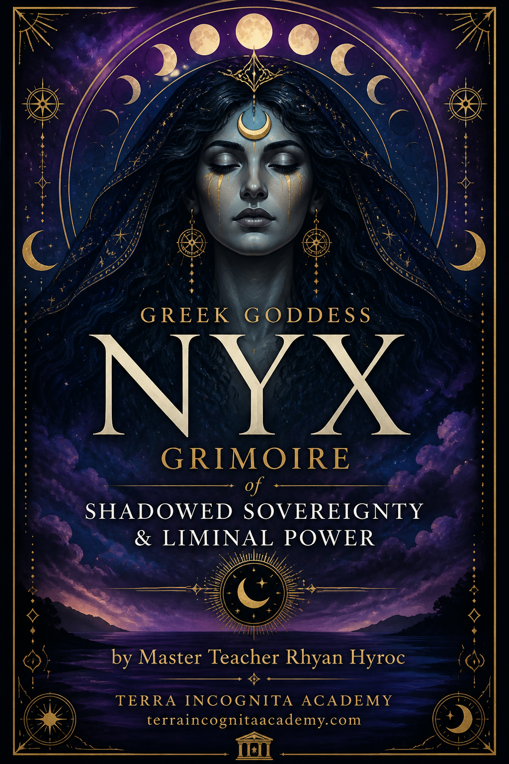 Greek Goddess Nyx Grimoire of Shadowed Sovereignty & Liminal Power